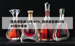 西凤酒鉴藏20年45%_西凤酒鉴藏20年45度价格表